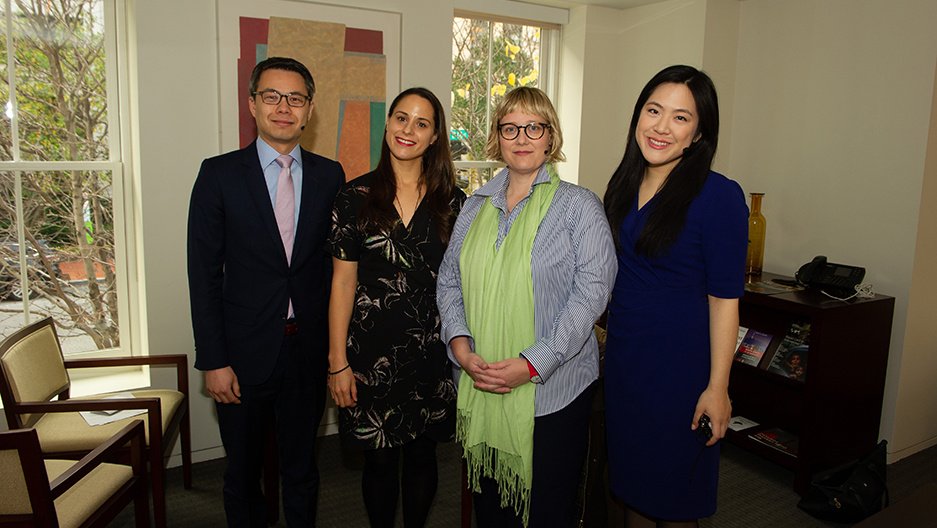 Joel Meyer, Robyn Caplan, Tiffany Li, and Sarah Roberts